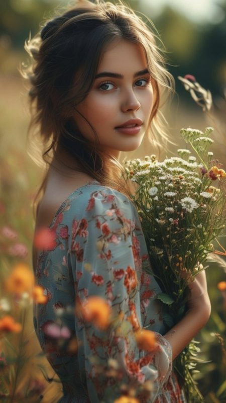 cinematic portrait of a beautiful young woman 2 cinematic portrait of a beautiful young woman